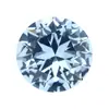 Huagang Gem 104# Cristal Sintético Afilado Piedra Suelta Wholesale Cristal Afilado Artificial Gema Azul Claro Anillo de Fondo Afilado Forma Especial
