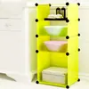 Estante de almacenamiento misceláneo para lavabo de baño común, estante de almacenamiento simple de resina, almacenamiento de combinación libre