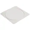 Plato de Fábrica Plato para el Hogar Plato Plano Lujo Ligero Gama Alta Plato Blanco Vajilla de Cerámica Plato para Comida Occidental Plato para Bistec Pasa Plate