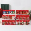 Bolsa de Tela Navideña, Bolsa de Regalo, Bolsa de Caramelo de Dibujos Animados, Bolsa de Regalo de Muñeco de Nieve y Reno, Bolsa de Regalo de Papel Blanco para Nochebuena