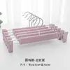 Colgador de Pinza Fuerte sin Marca para el Hogar para Pantalones, Faldas, Trajes, Almacenamiento y Organización de Armarios, Colgador de Plástico Retráctil para Pantalones