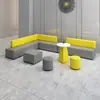 Combinación Sencilla de Sofá de Oficina y Mesa de Centro para Sala de Espera de Biblioteca de Estudio, Vestíbulo, Área de Negociación