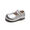 Zapatos de Princesa para Niña Estilo Otoño 2026 Moda Infantil Zapatos Pequeños Sencillos de Cuero Mocasines de Boca Baja para Niños Pequeños AliExpress