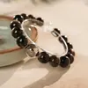 Pulsera de Cristal con Perlas de Cristal Natural Optimizada Pulsera Versátil de Nicho Joyería de Moda de Lujo Ligero Venta al por Mayor para Mujeres