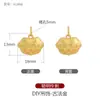 Fu Zi Método Antiguo Sha Oro Colgante Pequeño diy Material para Cuerda de Mano Accesorios Tejidos con Cuentas Accesorios Pulsera Joyería Gotas Pequeñas