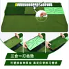 Fabricantes transfronterizos de almohadillas multifunción de golf tres en uno para césped con resortes intercambiables, almohadilla de bateo para entrenamiento de corrección de swing