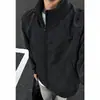 Chaqueta Piloto Azul Marino Transfronteriza para Hombre Primavera y Otoño Hombro Normal Chaqueta de Trabajo Bomber Cuello Alto Chaqueta de Béisbol Simple