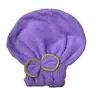 Gorro Sencillo de Coral Fleece para Secar el Cabello, Gorro Absorbente de Coral Fleece para Secar el Cabello de Mujer, Toalla Envolvente para Cabello Largo, Turbante para la Cabeza, Gorro de Ducha