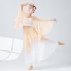 Calça Wide-Leg Clássica para Mulheres, Novo Estilo, Calça de Gaze Solta e Fluida para Performance, Roupa para Prática Diária, Calça de Dança Chinesa