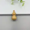 Colgante de Calabaza de Madera de Durazno Pixiu Artesanía de Madera Maciza Tallada en Madera de Durazno Colgante para el Hogar del Coche Llavero de Cuerda Roja Calabaza