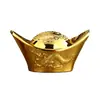 Adorno de Lingote de Oro para Oficina en Casa para Entrada, Regalo de Inauguración para Amigos