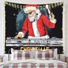 Tapiz Navideño Producto Nuevo Tela Colgante Transfronteriza Tela de Fondo Decorativa Fondo Navideño Habitación Atmósfera Festiva Tela de Pared Estilo Americano