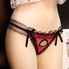 Tangas para hombre Lencería erótica Panties de encaje Gay Lazo Fácil Sexo Pene Hueco Ropa interior