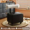 Taburete pequeño universal con ruedas taburete de sofá ruedas taburete pequeño taburete pequeño de entrada para cambiarse los zapatos respaldo móvil silla pequeña taburete bajo para el hogar