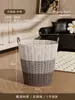 Organizador Recomenda Cesto de Roupa Suja Moderno com Alto Valor Estético para Guardar Roupas Sujas, Cesto de Armazenamento de Roupa Suja para Banheiro