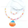 Conjunto de Colar e Pulseira de Princesa Sereia do Oceano Estrela do Mar Concha Comércio Exterior Transfronteiriço Joias de Combinação para Roupas Infantis