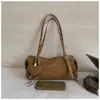 Estilo Coreano Otoño Nueva Llegada 2026 Nuevo Maillard Mate Bolso Tote de Gama Alta Bolso de Mano Bolso de Hombro Único Bolso Cruzado Debajo del Brazo