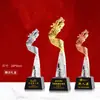 Trofeo de Resina Personalización Trofeo Infantil Premio de Competencia de Baile Producción de Medalla de Campeón Discurso de Presentador Pequeño