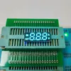 Tubo Digital LED Personalizado por el Fabricante con 3 Piezas de 8 Cada una con 2 Ventanas, Luz Azul Hielo de Alto Brillo Fila Única Pantalla Digital de 6 Pines