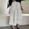 Pantalones Acampanados Cropped Rectos de Alta Calidad para Mujer de Dongdaemun, Corea