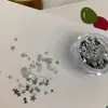Mini Estrella Tamaño Mixto Lentejuelas para Uñas Artísticas Celebridad de Internet Destello Navidad Estrella de Cinco Puntas Decoración de Uñas Joyería para Uñas Material