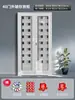 Gabinete de Almacenamiento para Teléfonos Móviles con Cerradura, Gabinete de Carga para Walkie-Talkies, Puerta de Cristal, Recargable, Gabinete de Almacenamiento para Teléfonos Móviles para Salas de Exámenes Escolares