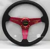 Volante Modificado para Coche Volante de Carreras de 14 Pulgadas Volante Universal de Competición Volante Personalizado Genial