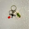 No ser nadie. 1 etiqueta acrílica creativa de texto llavero decoración inspirador estudiante nicho regalo colgante pareja