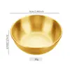 Plato Redondo de Acero Inoxidable Transfronterizo para Condimentos Cuchara de Postre Hogareño Postres de Helado Papas Fritas Plato para Salsa de Soja