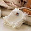 ¡Original! Ropa Interior Blanca de Algodón Puro para Mujer con Refuerzo en la Entrepierna, Lindos Shorts de Algodón de Cintura Media Simples y Cómodos para Estudiantes 1317