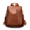 Mochila transfronteriza versión coreana para mujer otoño 2026 nueva elegante PU personalizada mochila de viaje para mujer moderna mochila escolar para estudiante
