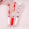 Yuemu Genuino Hello Kitty Edición Limitada Roja y Azul Bolígrafo de Gel Retráctil Jt829 para Estudiantes de Primaria St Bolígrafo de Secado Rápido para Exámenes Negro