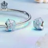 Aifulu Transfronterizo Azul Soñador Concha Perlas Cobre Chapado en Platino Vida Marina Pulsera DIY Perlas Sueltas