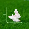 Paisaje en miniatura, figuras de animales de renos pequeñas, creativas y lindas, coleccionables de caja sorpresa, accesorios decorativos para paisajismo, pequeños adornos de escritorio