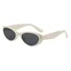 Gafas de Sol Ovaladas Moradas Estilo Coreano Estilo Milenio Gafas de Sol Retro Ojo de Gato para Mujer Gafas de Sol Sexy de Gama Alta para Viaje