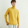 Otoño/Invierno 2026 Nuevo Suéter de Punto de Cuello Alto para Hombre Holgado de Manga Larga Color Sólido Moda Grueso Capa Base