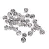 Al por mayor cristal blanco 10 mm cuentas talladas de calabaza cuentas sueltas pulsera de cuentas collar accesorios de joyería hechos a mano DIY