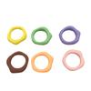 Corea del Sur Dongdaemun verano nuevo color caramelo ins Viento transparente viento de niña anillo accesorios de joyería japoneses y coreanos venta al por mayor