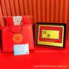 Conjunto Creativo Popular de Adorno de Billete de Oro Puro 999 Shuibei para Mejorar la Fortuna, Regalo Ideal para la Prosperidad Empresarial, Venta al por Mayor