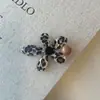 Pinza para el pelo de flor con estampado de leopardo estilo coreano, pinza de pato de acetato simple y moderna, pinza lateral para flequillo, accesorio para el pelo de mujer