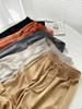 Pantalones Rectos de Verano Frescos Estilo Chino, Doble Cara Suave de Acetato, Satén de Seda de Hielo con Textura, para Mujer, Transpirables y con Sensación Helada