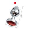Tapón anal de metal con diseño de rombos y diamantes, productos para adultos, masaje de espalda, masturbación para hombres y mujeres, erótico, SM para adultos