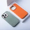 Funda de Teléfono Móvil de Gamuza Adecuada para Apple 16/17 Promax Importada de Italia Funda Protectora Todo Incluido para iPhone 16