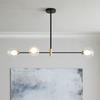 Lustre de Sala de Jantar de Estudo Longo Minimalista Nórdico Moderno Simples Lâmpada de Sala de Jantar Lâmpada de Mesa de Jantar Lustre de Bar Balcão Novo Lustre