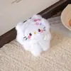 Touca de Pelúcia Desenho Animado Macia e Fofa, Pingente de Boneca Gato, Acessórios para Bolsa de Sapatos, Chaveiro, Acessórios para DIY de Bonecas