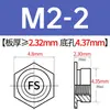 Tuercas de inserción embutidas de acero inoxidable F-M2/M2.5/M3/M4/M5/M6-1/2/3/4/5 Suministro Directo