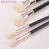 Brochas de Maquillaje Personalizadas al por Mayor 4 Juegos de Brochas Negras Incrustados con Diamantes Brocha para Rubor Sombra de Ojos Comercio Electrónico Transfronterizo Fuente Gracedo