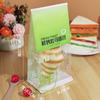 Bolsa para Pan Tostado 450g Bolsa de Empaque con Alambre Rizado Ventana Transparente Abertura Empaque para Alimentos Horneados Galleta Bolsa Ziplock