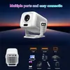 Proyector TP300 Modelo Mini Android 4K Inteligente Inalámbrico para Uso Doméstico, Proyección de Pantalla Móvil de Alta Definición 450ANSI