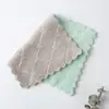 Trapo de Terciopelo de Coral Trapo Antiadherente para Aceite Cocina Absorbente Paño para Limpiar Mesas Toalla de Mano Estropajo Venta Directa de Fábrica